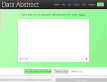 Tablet Screenshot of dataabstract.com